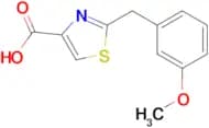 2-(3-Methoxybenzyl)-1,3-thiazole-4-carboxylic acid