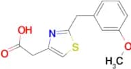 [2-(3-Methoxybenzyl)-1,3-thiazol-4-yl]acetic acid