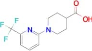 1-[6-(Trifluoromethyl)pyridin-2-yl]piperidine-4-carboxylic acid