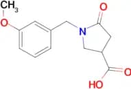 1-(3-Methoxybenzyl)-5-oxopyrrolidine-3-carboxylic acid