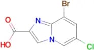 8-Bromo-6-chloroimidazo[1,2-a]pyridine-2-carboxylic acid