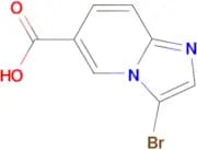 3-Bromoimidazo[1,2-a]pyridine-6-carboxylic acid