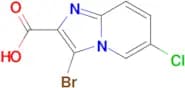 3-Bromo-6-chloroimidazo[1,2-a]pyridine-2-carboxylic acid
