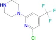 1-[6-Chloro-4-(trifluoromethyl)pyridin-2-yl]piperazine