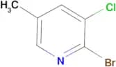 2-Bromo-3-chloro-5-methylpyridine