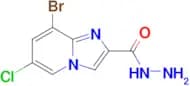 8-Bromo-6-chloroimidazo[1,2-a]pyridine-2-carbohydrazide