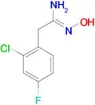 2-(2-Chloro-4-fluorophenyl)-N’-hydroxyethanimidamide