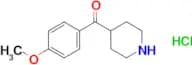 (4-Methoxyphenyl)(4-piperidyl)methanone hydrochloride