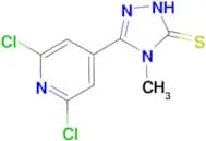 5-(2,6-Dichloropyridin-4-yl)-4-methyl-4H-1,2,4-triazole-3-thiol
