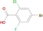 4-Bromo-2-chloro-6-fluorobenzoic acid