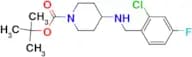 tert-Butyl 4-(2-chloro-4-fluorobenzylamino)piperidine-1-carboxylate