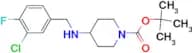 tert-Butyl 4-(3-chloro-4-fluorobenzylamino)piperidine-1-carboxylate