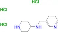 N-(Pyridin-3-ylmethyl)piperidin-4-amine trihydrochloride