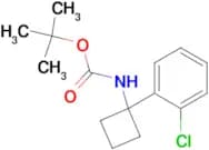 tert-Butyl N-[1-(2-chlorophenyl)cyclobutyl]carbamate