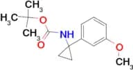 tert-Butyl N-[1-(3-methoxyphenyl)cyclopropyl]carbamate