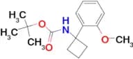 tert-Butyl N-[1-(2-methoxyphenyl)cyclobutyl]carbamate