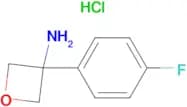 3-(4-Fluorophenyl)oxetan-3-amine hydrochloride