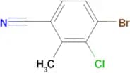 4-Bromo-3-chloro-2-methylbenzonitrile