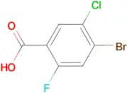 4-Bromo-5-chloro-2-fluorobenzoic acid