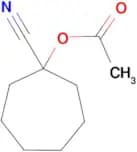 1-Cyanocycloheptyl acetate
