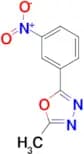 2-Methyl-5-(3-nitro-phenyl)-[1,3,4]oxadiazole