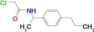 2-Chloro-N-[1-(4-propylphenyl)ethyl]acetamide
