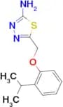 5-[(2-Isopropylphenoxy)methyl]-1,3,4-thiadiazol-2-amine