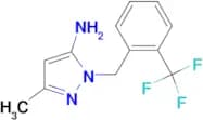 5-Methyl-2-(2-trifluoromethylbenzyl)-2H-pyrazol-3-ylamine