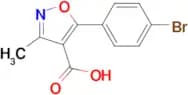 5-(4-Bromo-phenyl)-3-methyl-isoxazole-4-carboxylic acid