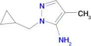 2-Cyclopropylmethyl-4-methyl-2H-pyrazol-3-ylamine