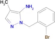 2-(2-Bromobenzyl)-4-methyl-2H-pyrazol-3-ylamine