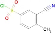 3-Cyano-4-methylbenzenesulfonyl chloride