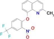 1-(2-Methyl(8-quinolyloxy))-2-nitro-4-(trifluoromethyl)benzene