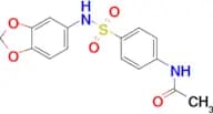 N-(4-((Benzo[3,4-d]1,3-dioxolen-5-ylamino)sulfonyl)phenyl)ethanamide