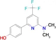 4-(6-Dimethylamino-4-trifluoromethyl-pyridin-2-yl)-phenol