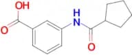 3-[(Cyclopentylcarbonyl)amino]benzoic acid