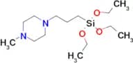4-Methyl-1-(3-triethoxysilylpropyl)- piperazine