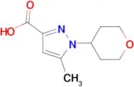 5-Methyl-1-(tetrahydro-2H-pyran-4-yl)-1H-pyrazole-3-carboxylic acid