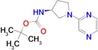 tert-Butyl N-[(3S)-1-(pyrazin-2-yl)pyrrolidin-3-yl]carbamate