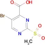 2-Methylsulfonyl-5-bromopyrimidine-4-carboxylic acid