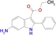 Ethyl 6-amino-2-phenyl-1H-indole-3-carboxylate