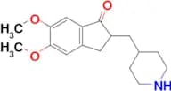 5,6-Dimethoxy-2-(piperidin-4-yl)methylindan-1-one
