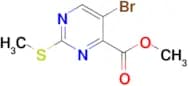 Methyl 5-bromo-2-(methylsulfanyl)-4-pyrimidinecarboxylate