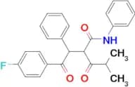2[2-(4-Fluorophenyl)-2-oxo-1-phenylethyl]-4-methyl-3-oxo-pentanoic acid phenylamide