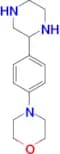 4-(4-Piperazin-2-yl-phenyl)morpholine