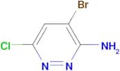 3-Amino-4-bromo-6-chloropyridazine