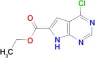 Ethyl 4-chloro-7H-pyrrolo[2,3-d]pyrimidine-6-carboxylate
