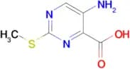5-Amino-2-(methylthio)pyrimidine-4-carboxylic acid
