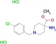 Methyl 4-amino-1-(4-chlorobenzyl)piperidine-4-carboxylate dihydrochloride