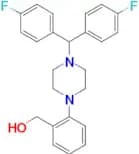 (2-{4-[Bis(4-fluorophenyl)methyl]piperazin-1-yl}phenyl)methanol
